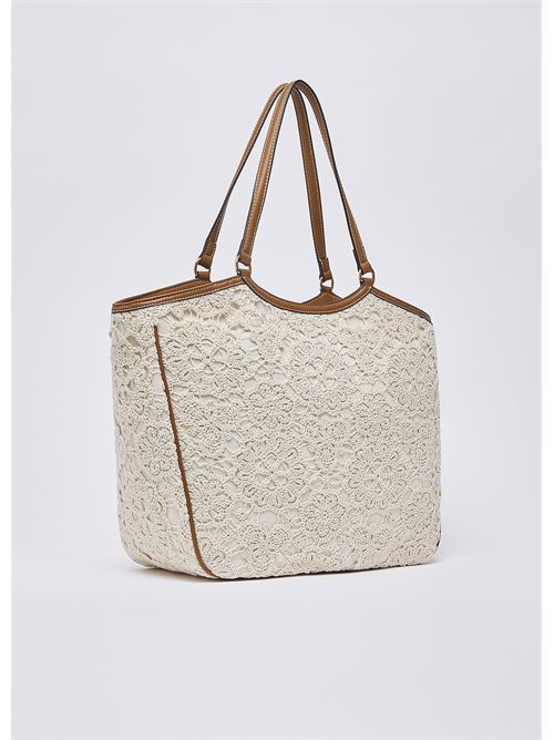 Borsa tote grande in pizzo LIU JO | AA6208J3865/X0459